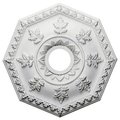 Dwellingdesigns 18 in. OD x 3.50 in. ID x 1.50 in. P Architectural Accents - Nottingham Ceiling Medallion DW2572379